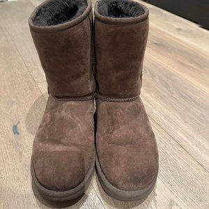 Womens Ugg® Classic Short Boot - Burnt Cedar - Size 9